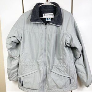 Columbia Gray Core Interchange Soft Shell Fleece Lined Jacket Size Medium